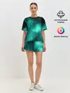 Женская пижама с шортами / НЕОНОВЫЙ КОСМОС