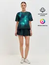 Женская пижама с шортами / НЕОНОВЫЙ КОСМОС | NEON SPACE