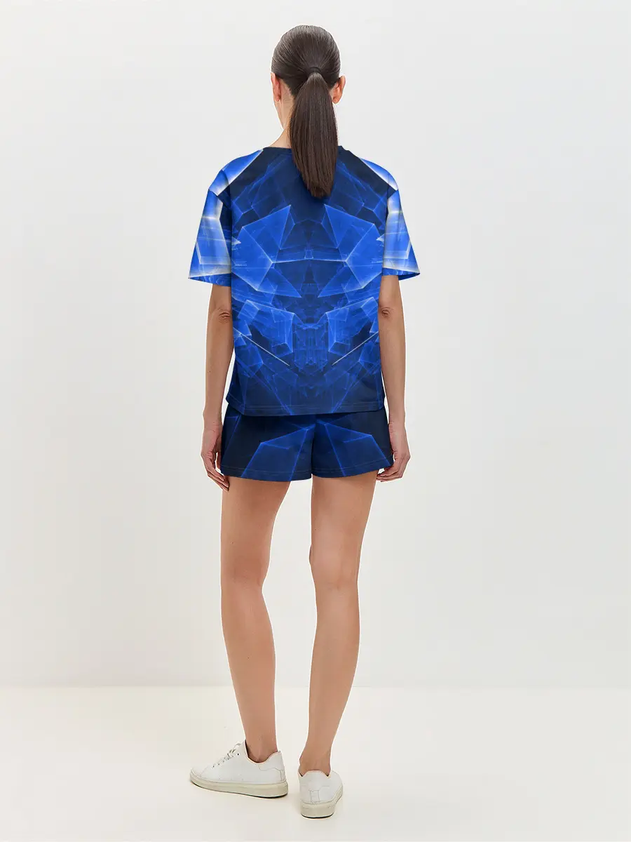 Женская пижама с шортами / СИНЯЯ БРОНЯ