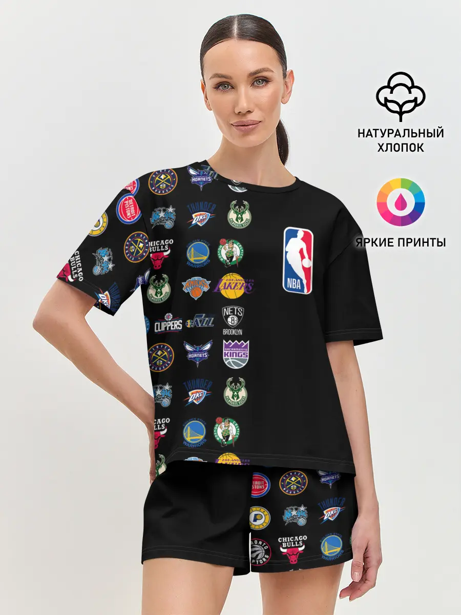 Женская пижама с шортами / NBA