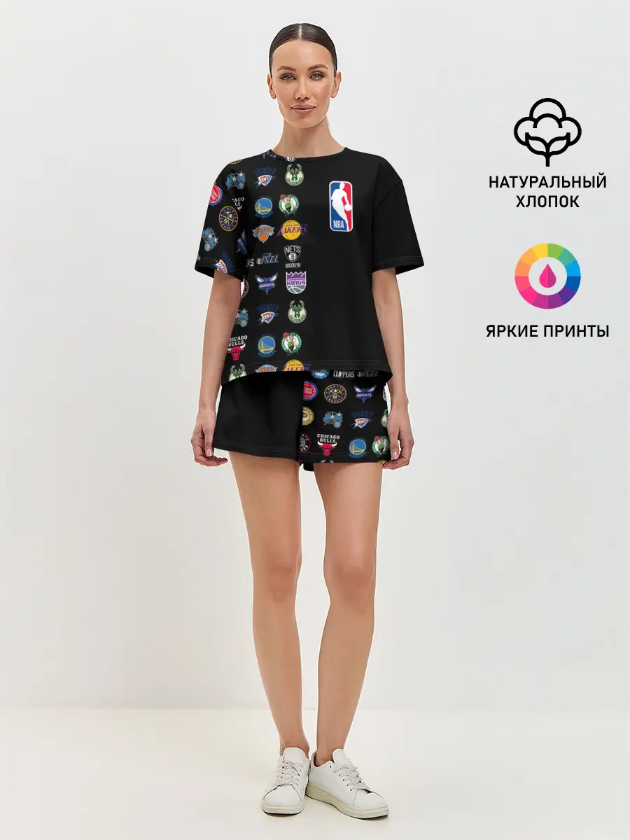 Женская пижама с шортами / NBA