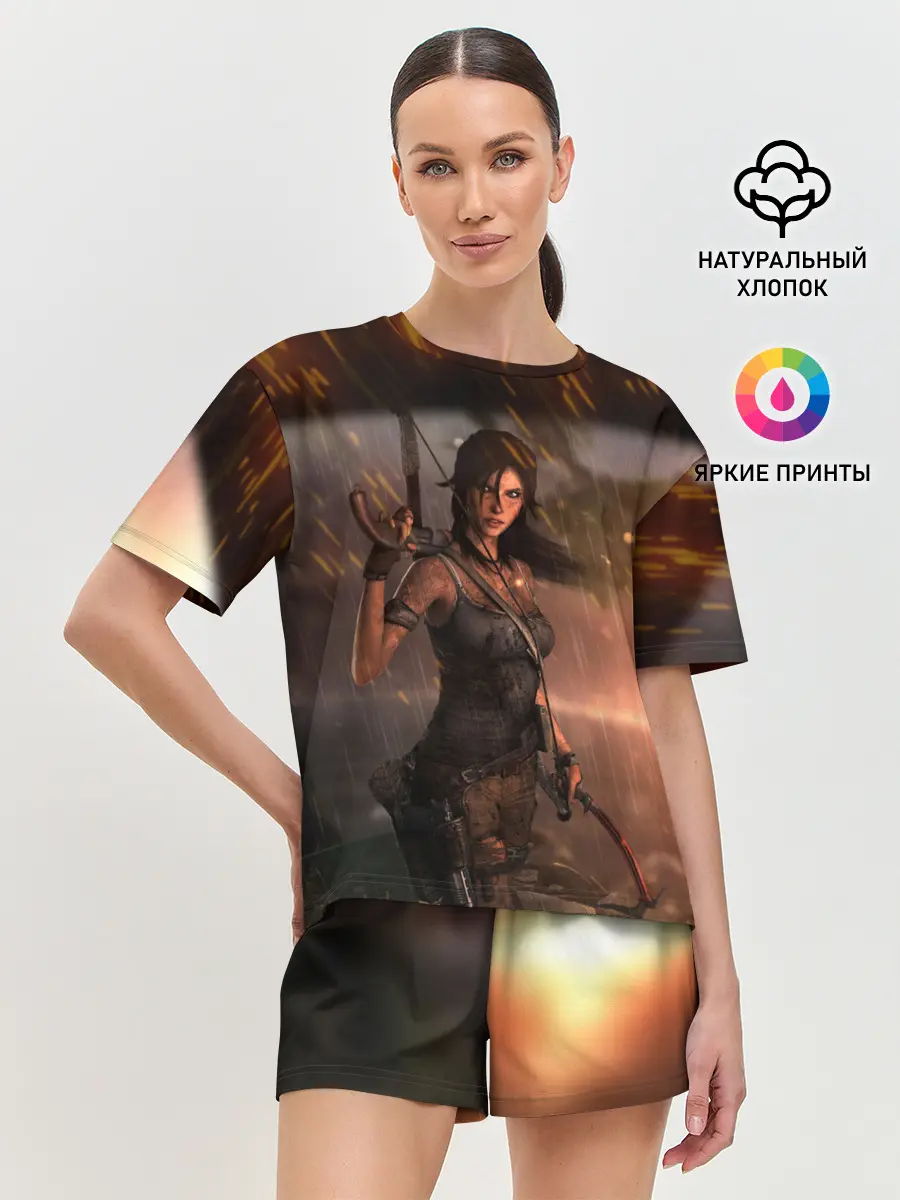 Женская пижама с шортами / TOMB RAIDER