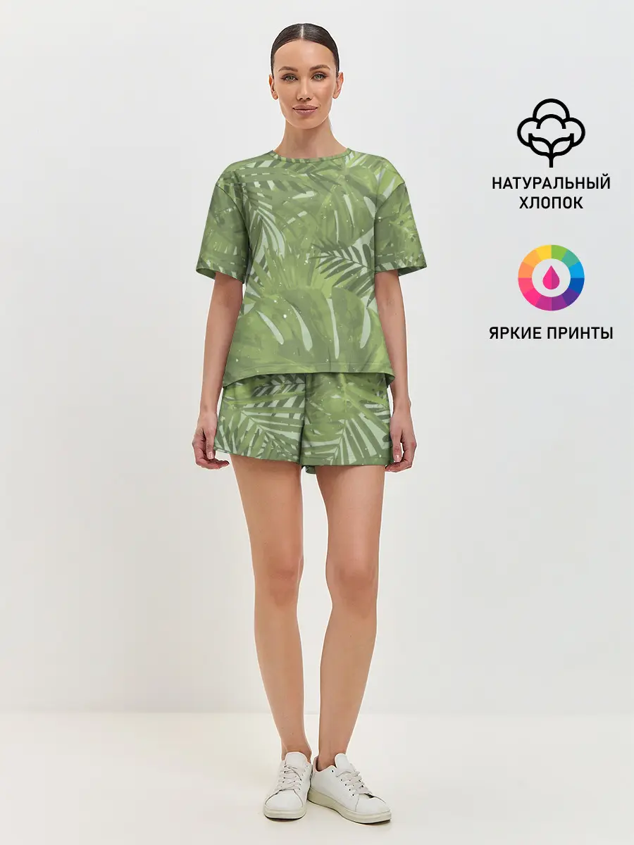 Женская пижама с шортами / Я из джунглей