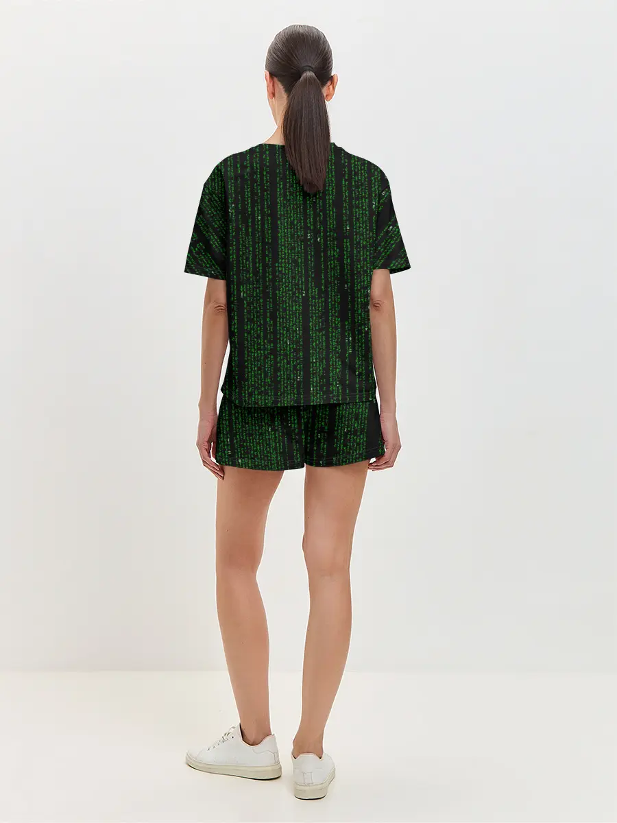 Женская пижама с шортами / Матрица