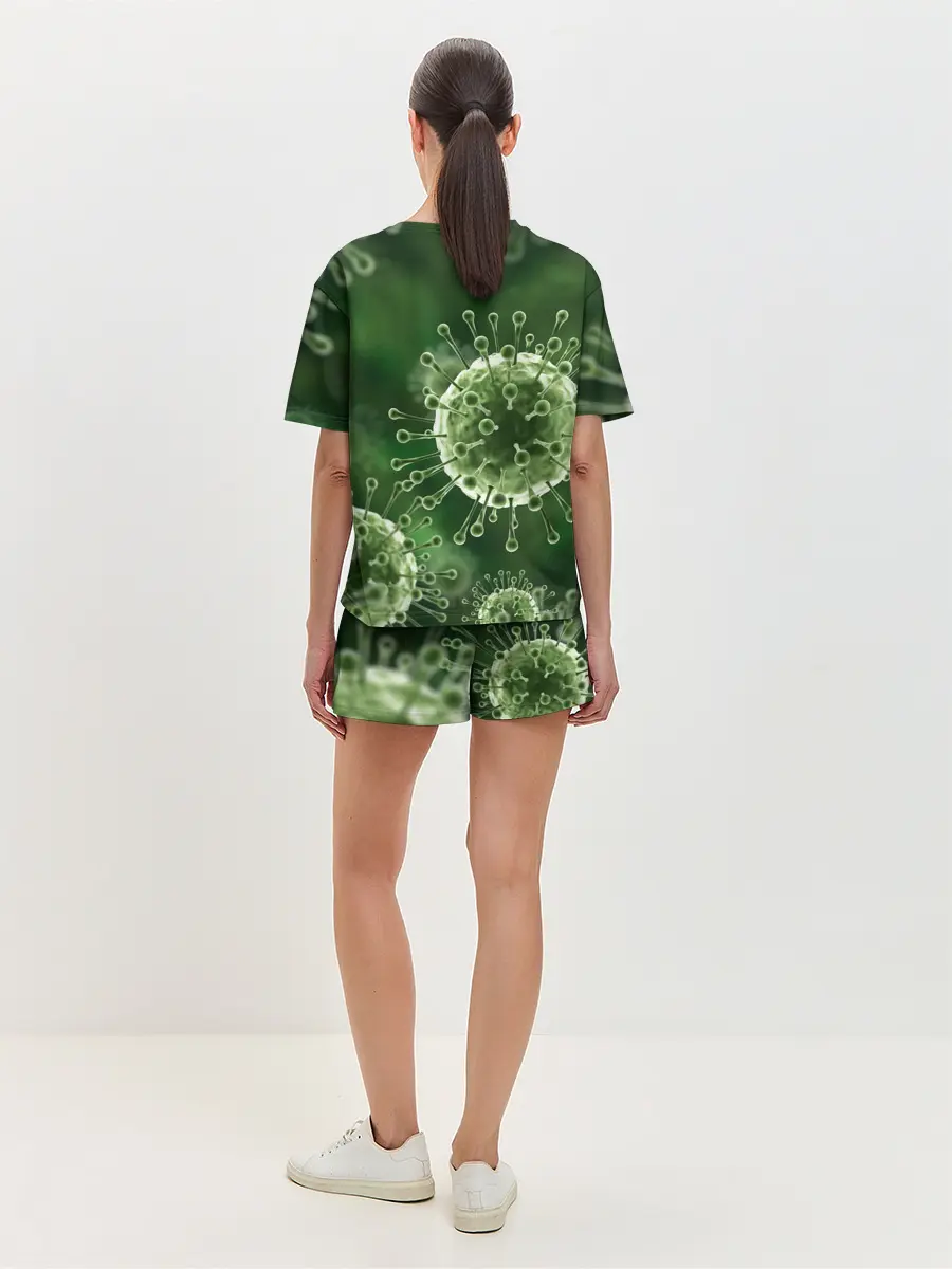 Женская пижама с шортами / COVID-19