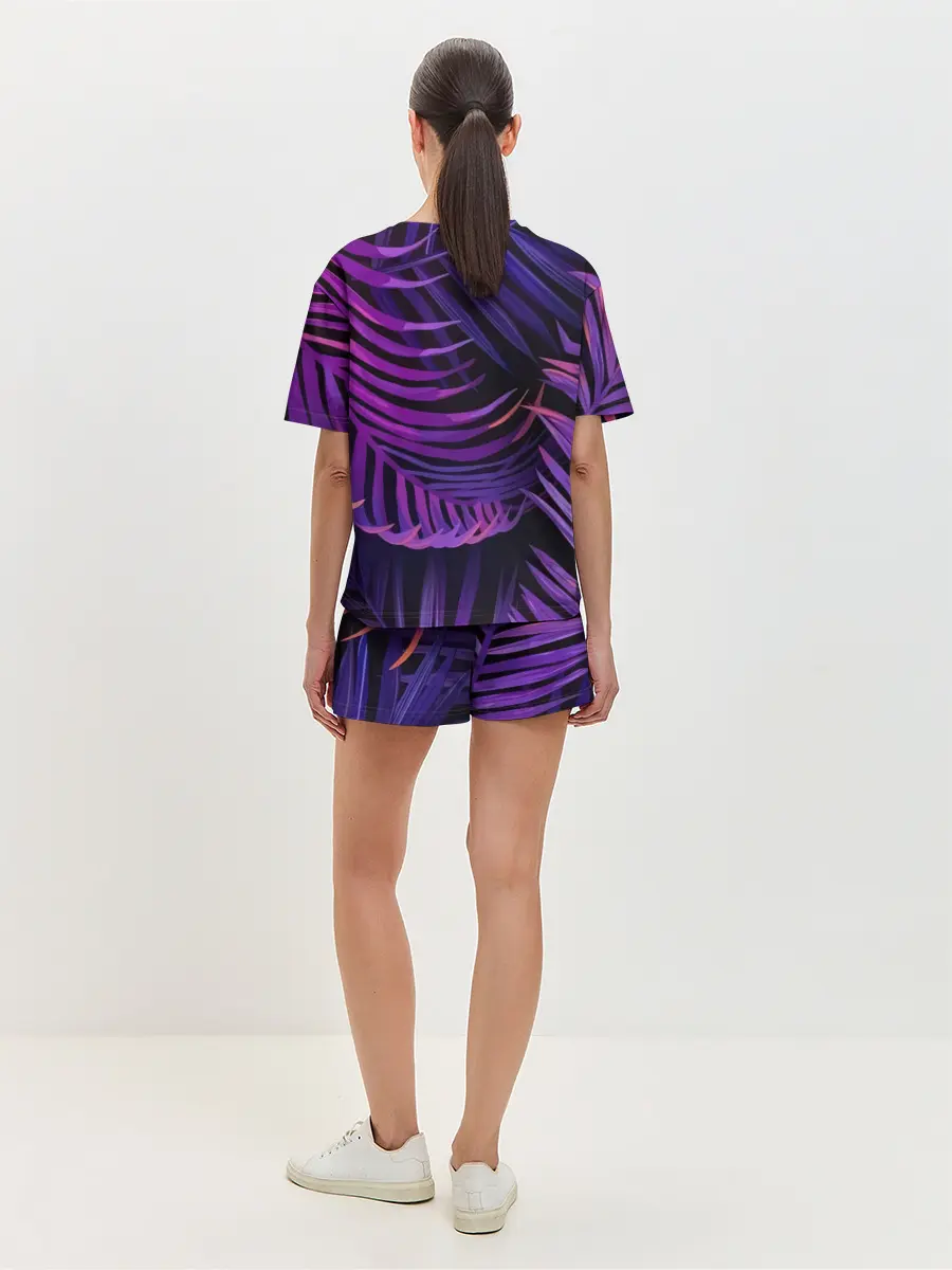 Женская пижама с шортами / Тропики