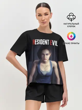 Женская пижама с шортами / Jill Valentine