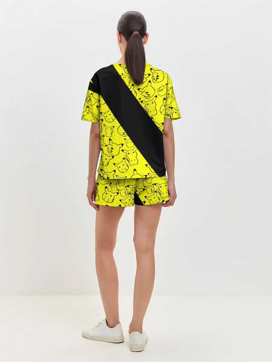 Женская пижама с шортами / Пикачу