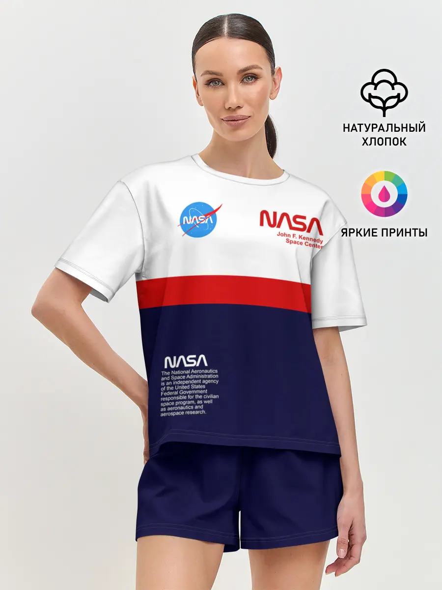 Женская пижама с шортами / NASA