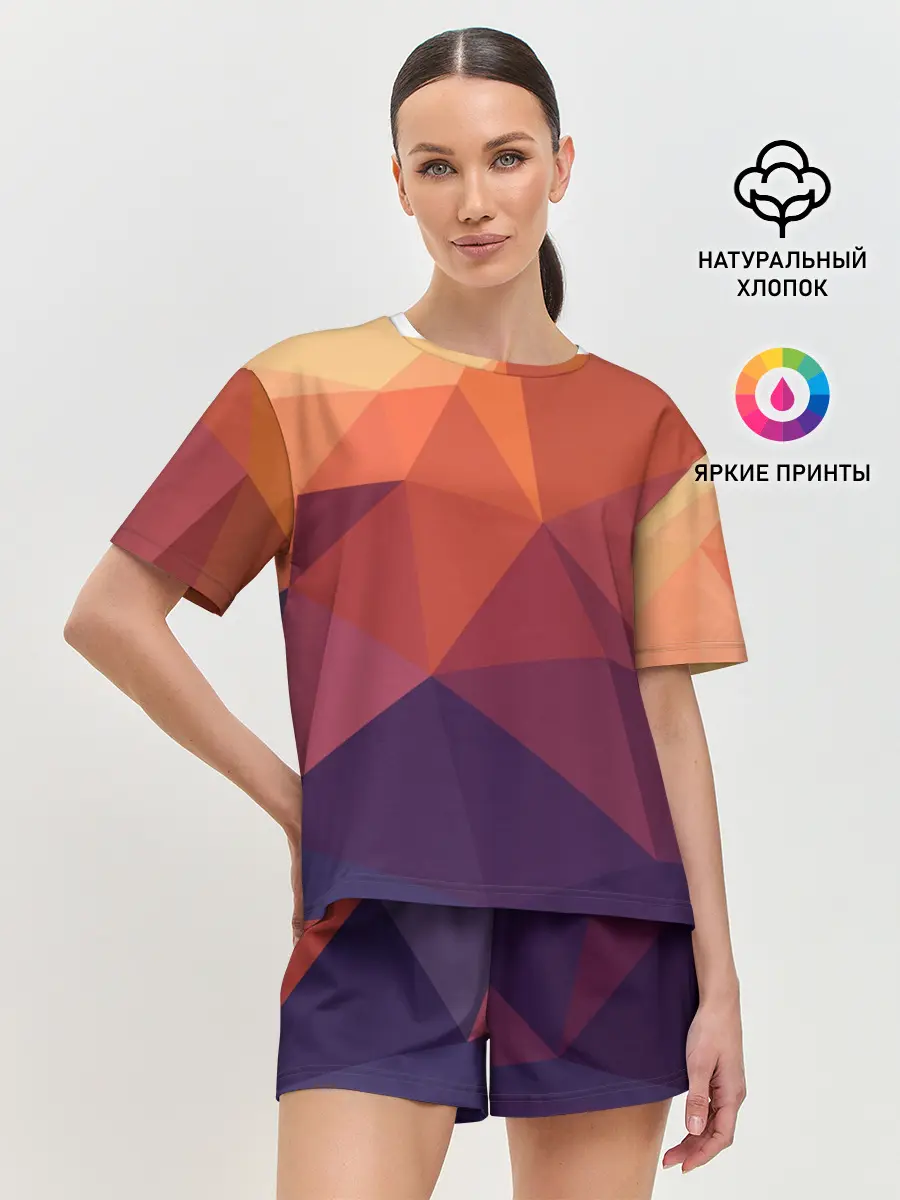 Женская пижама с шортами / Грани