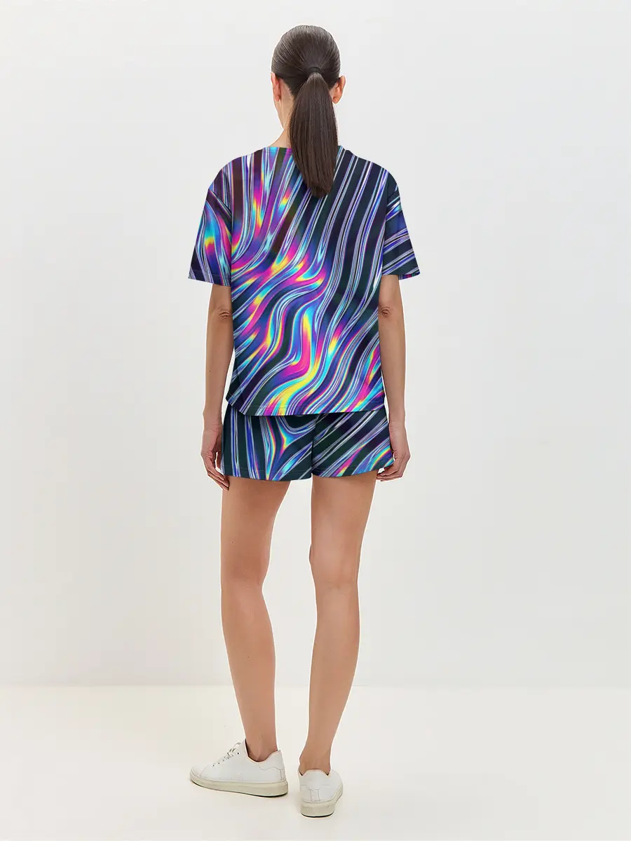 Женская пижама с шортами / DIGITAL ABSTRACT