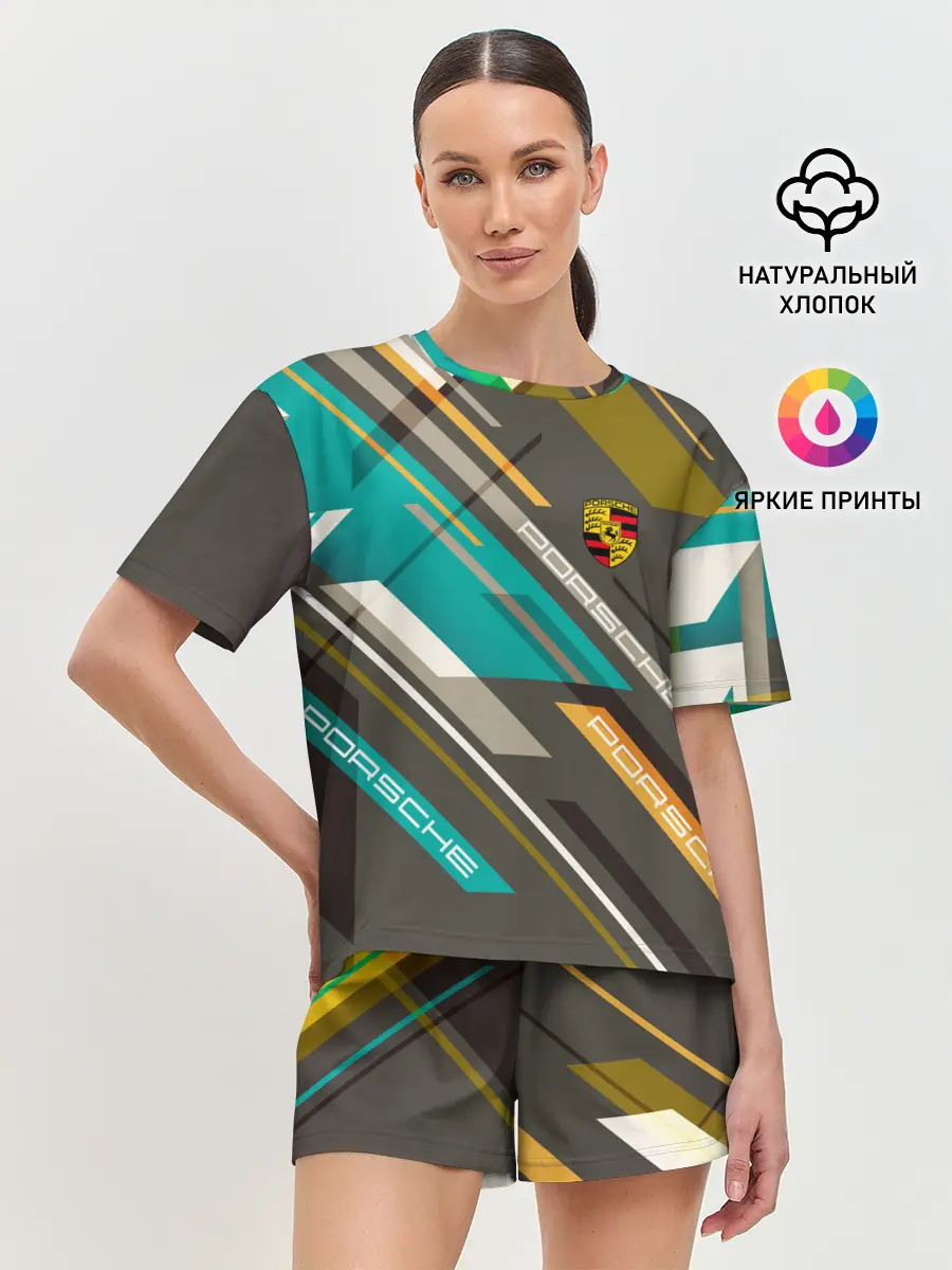 Женская пижама с шортами / PORSCHE | ПОРШЕ