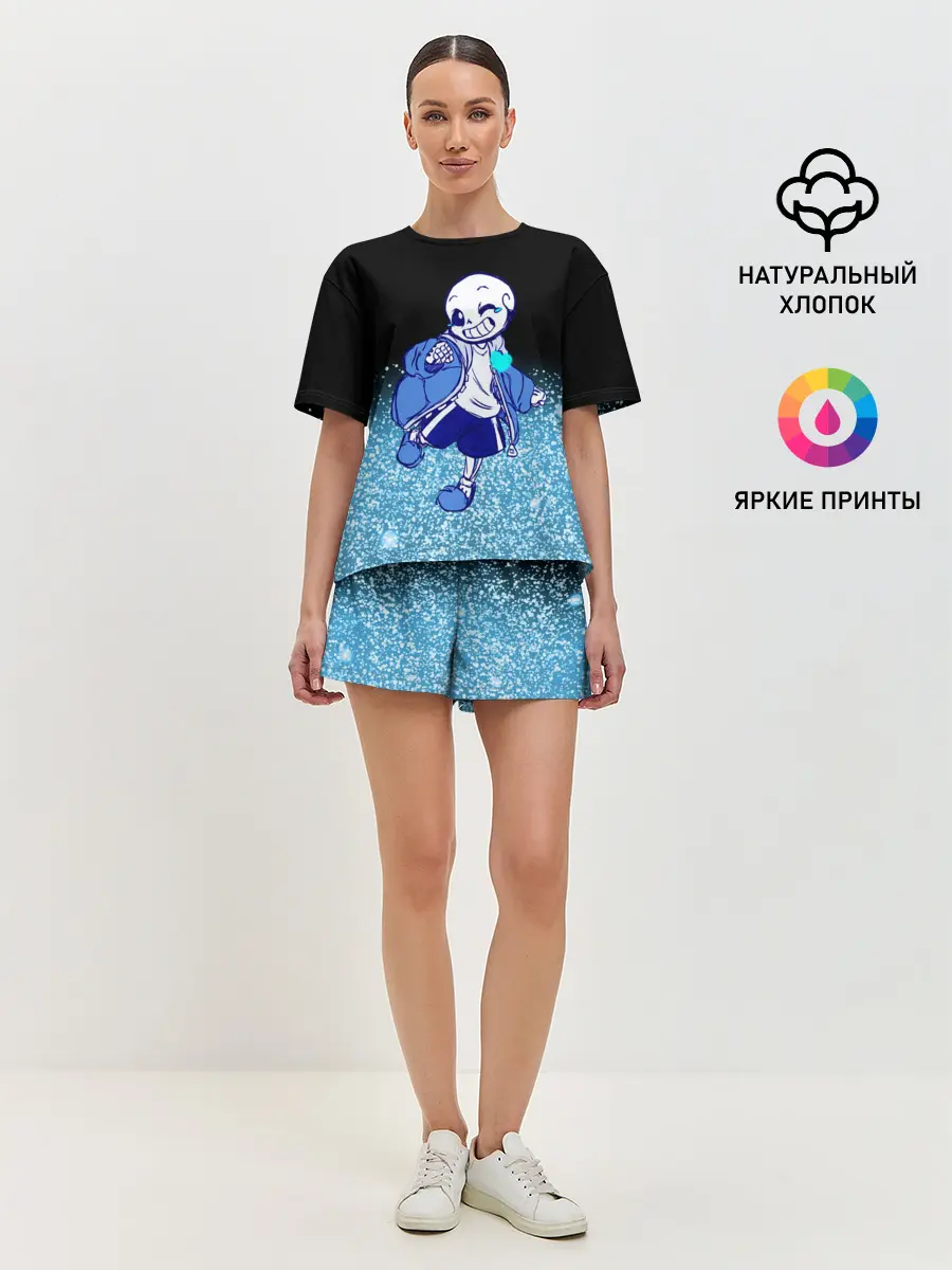 Женская пижама с шортами / Undertale