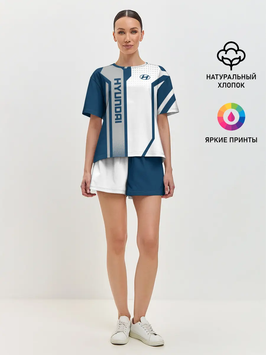 Женская пижама с шортами / Hyundai Driver team