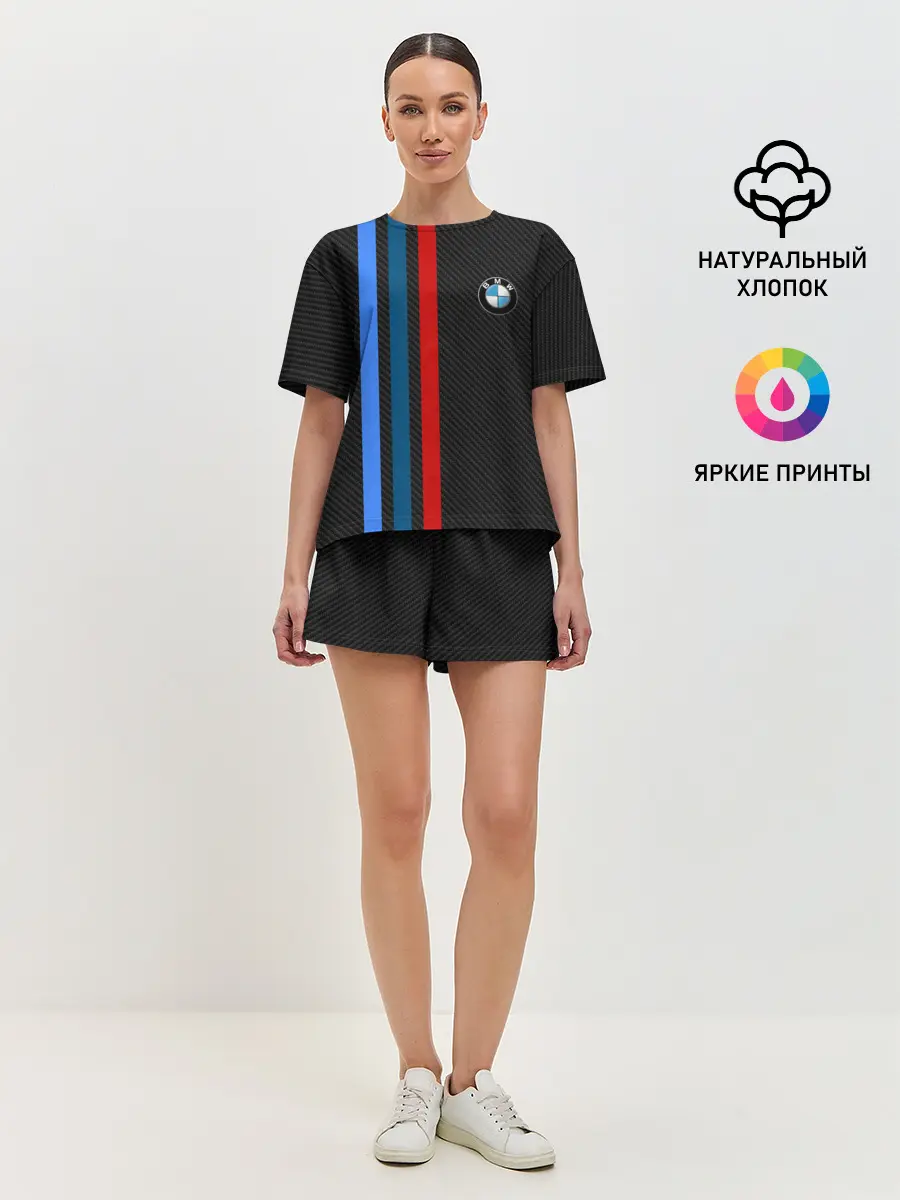 Женская пижама с шортами / BMW CARBON