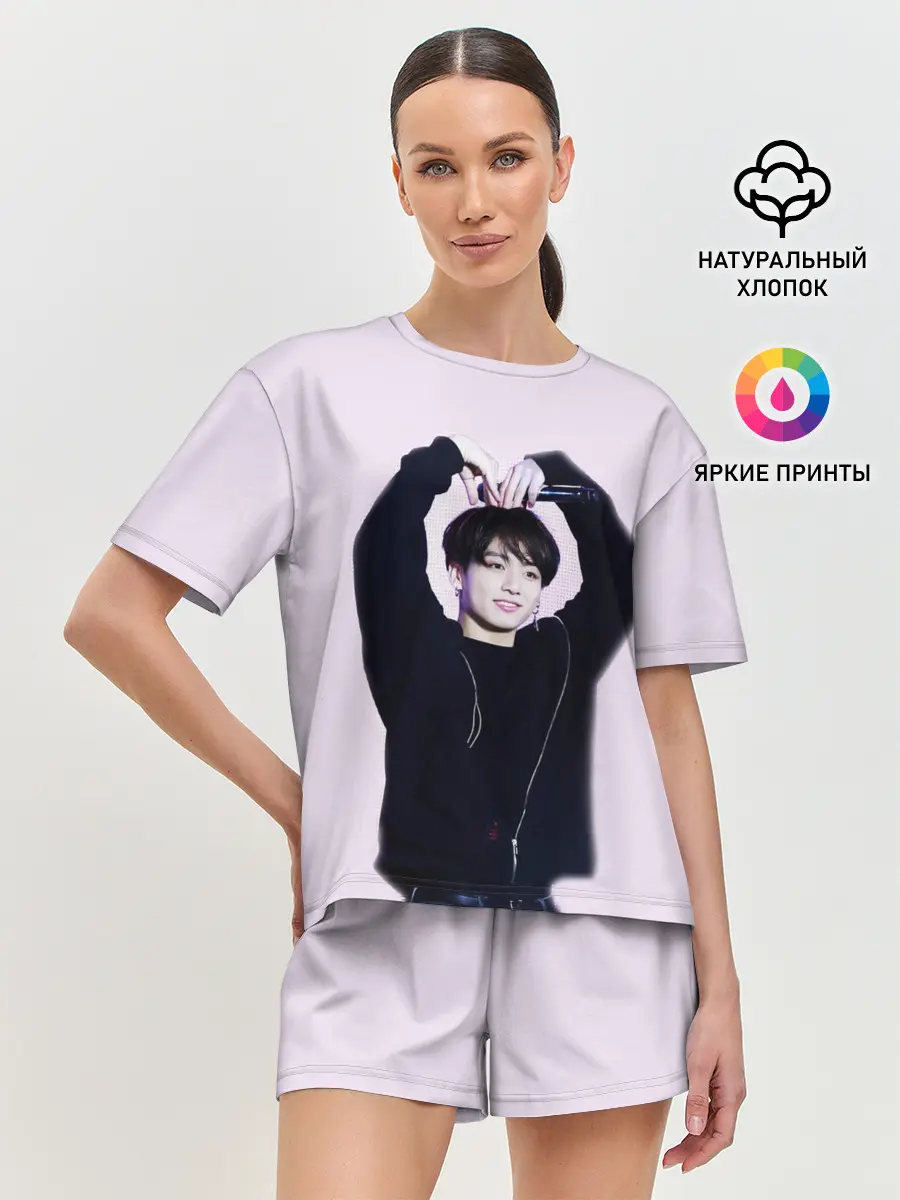 Женская пижама с шортами / BTS