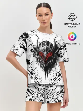 Женская пижама с шортами / BERSERK tattoo