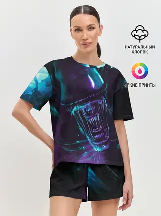 Женская пижама с шортами / ЧУЖОЙ