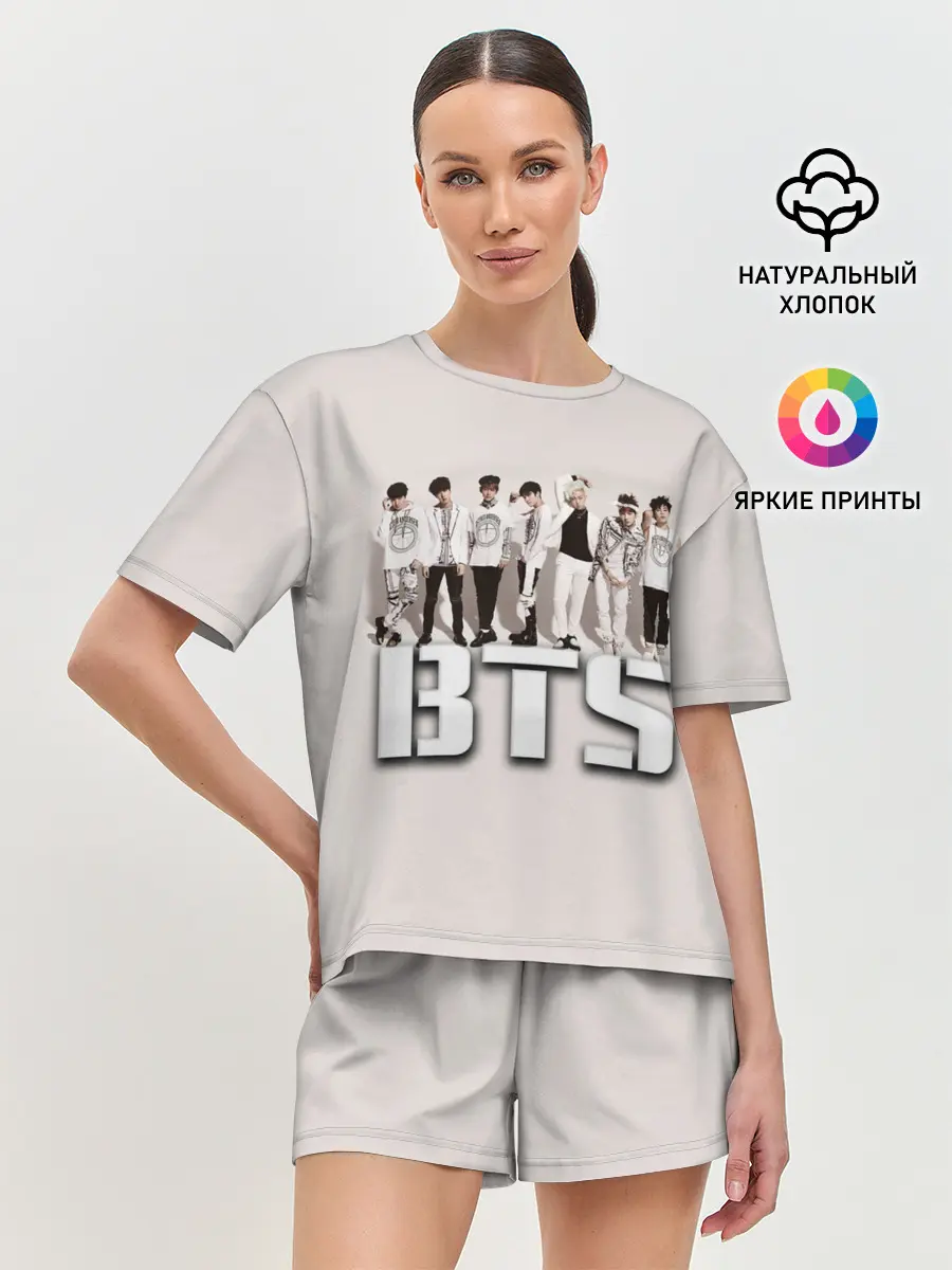 Женская пижама с шортами / BTS