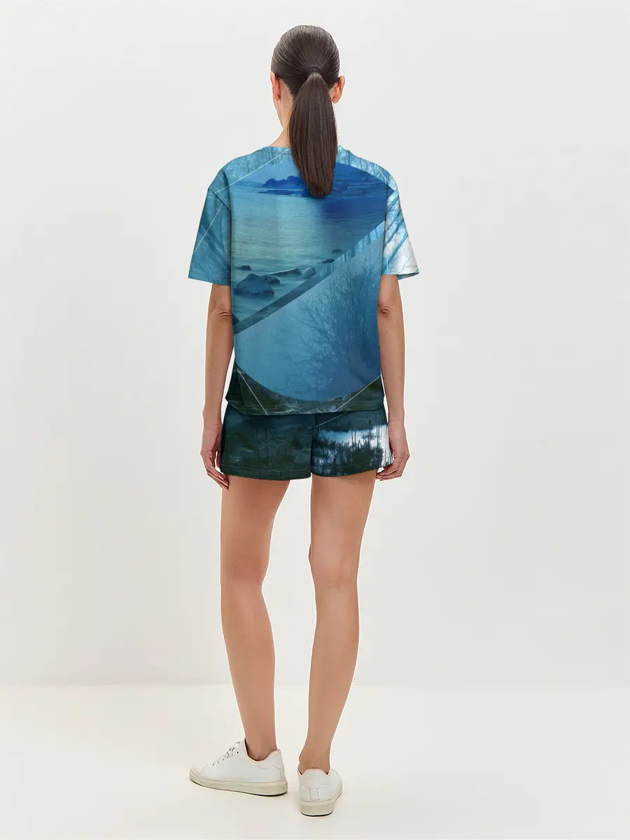 Женская пижама с шортами / ОЗЕРО