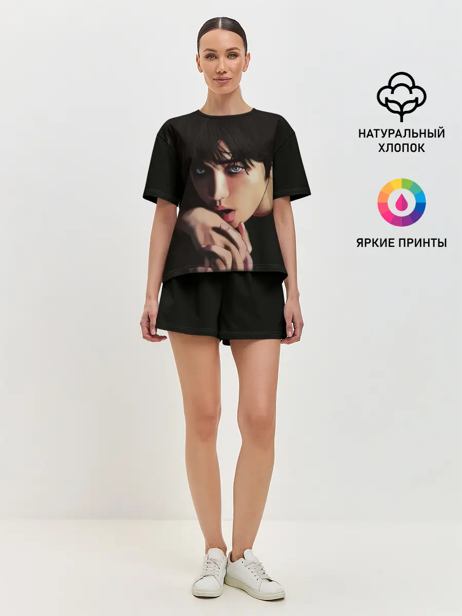 Женская пижама с шортами / BTS