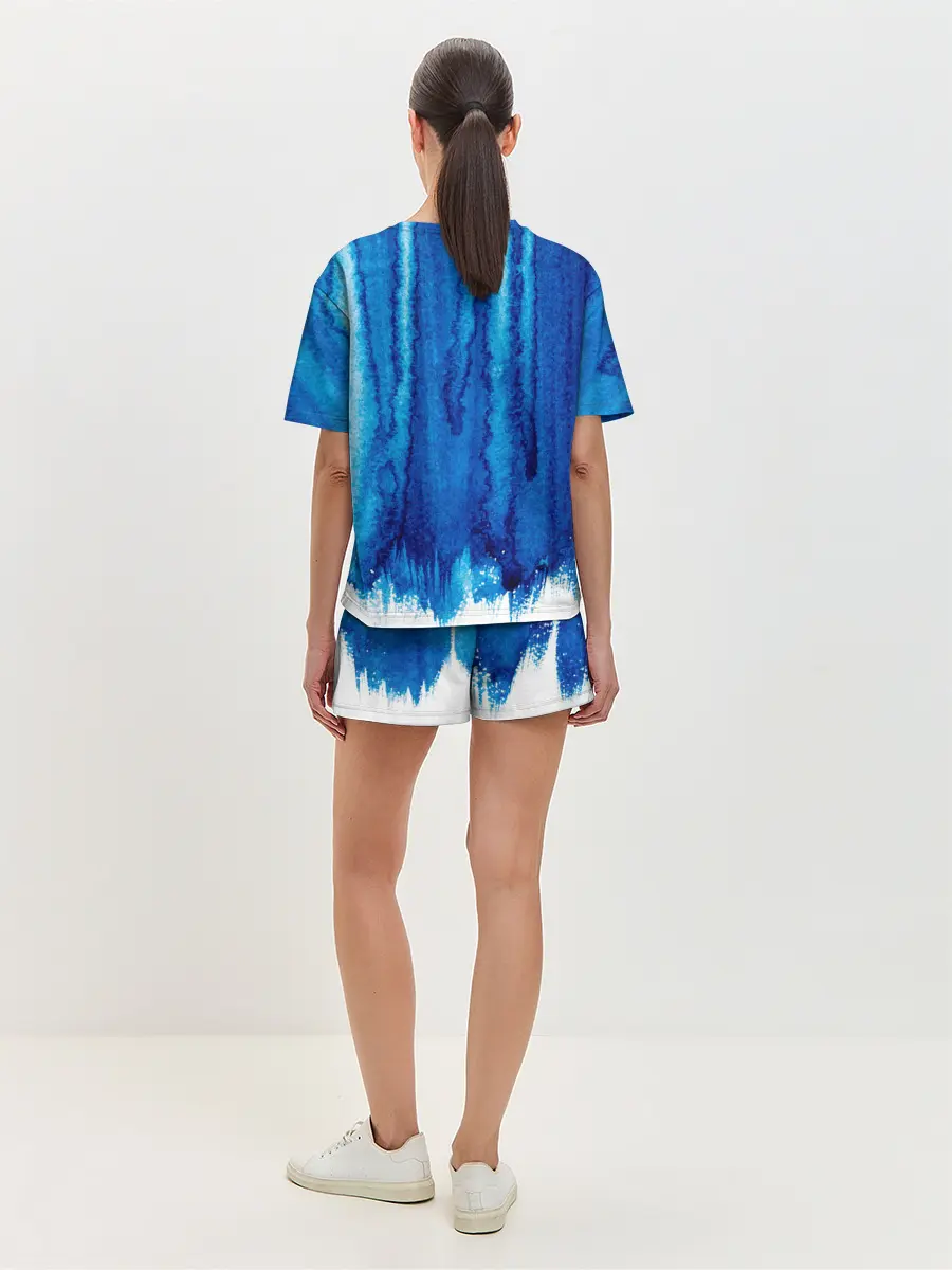 Женская пижама с шортами / Будь в потоке