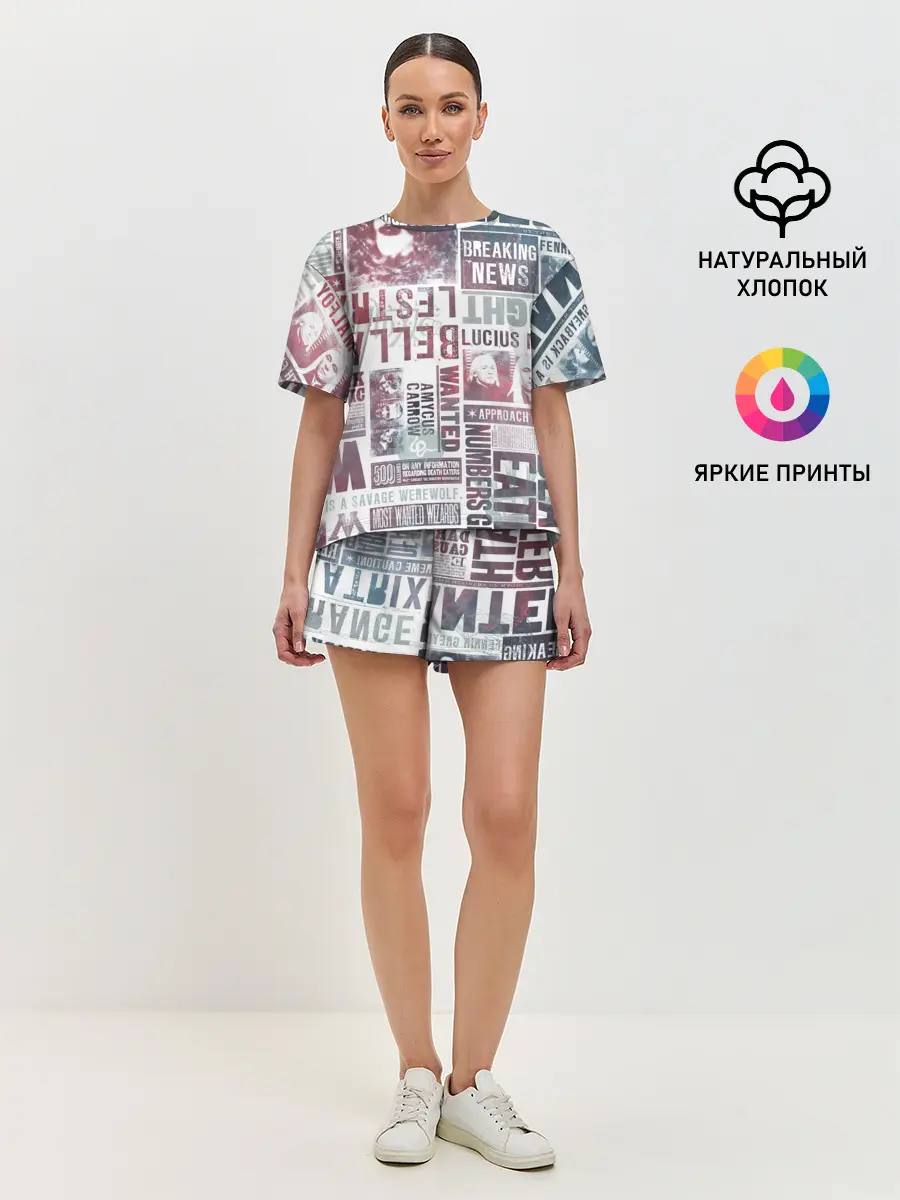 Женская пижама с шортами / Гарри Поттер