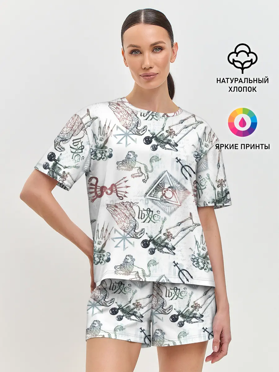 Женская пижама с шортами / Гарри Поттер