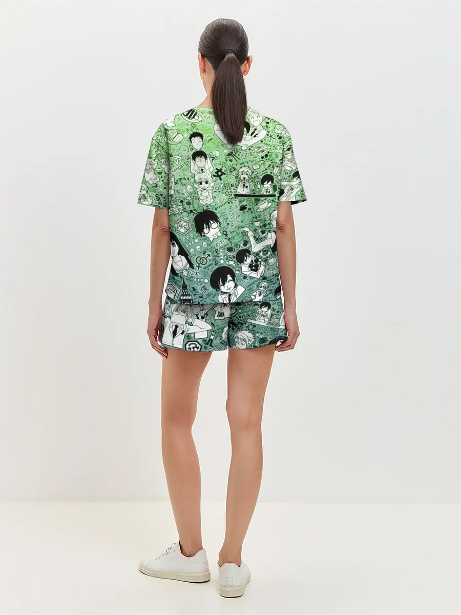 Женская пижама с шортами / P007_P004ooo2186163