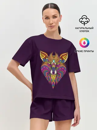 Женская пижама с шортами / ВОЛШЕБНАЯ ЛИСА | MAGIC FOX