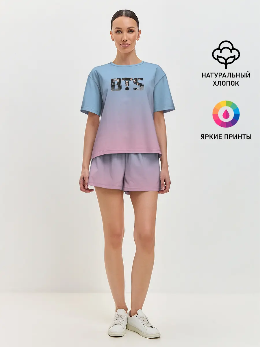 Женская пижама с шортами / BTS