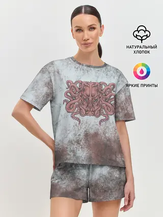 Женская пижама с шортами / Ктулху | Cthulhu