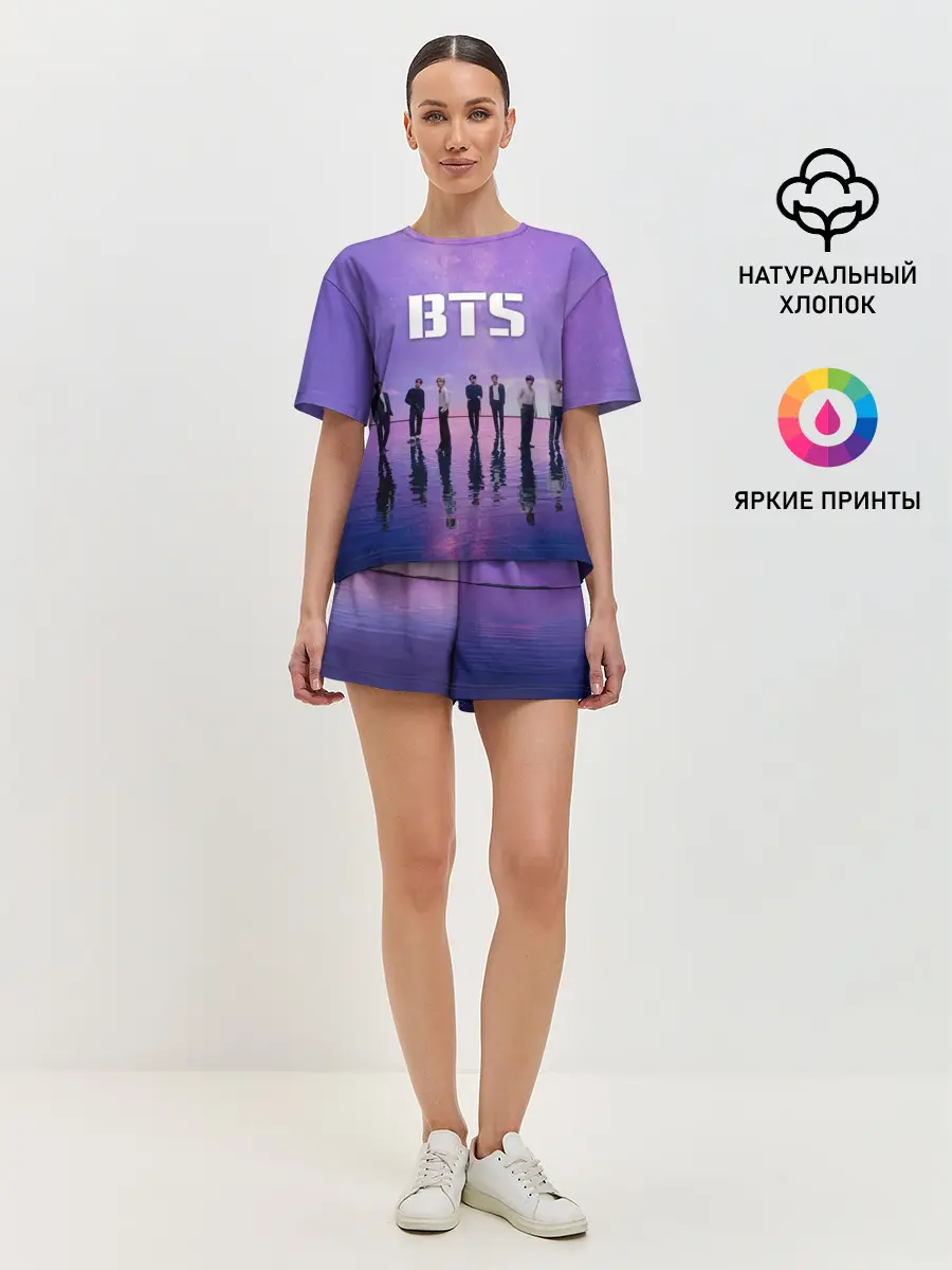 Женская пижама с шортами / BTS