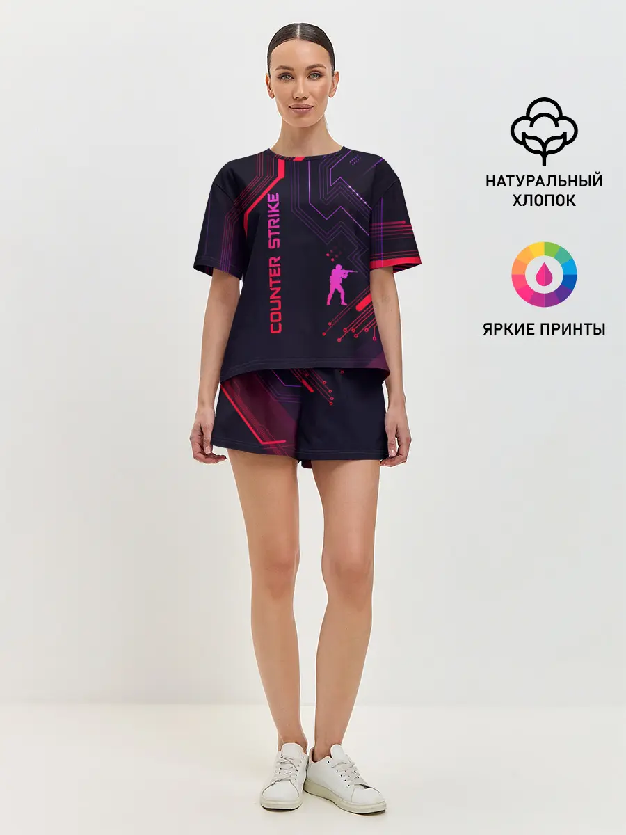 Женская пижама с шортами / CS:GO