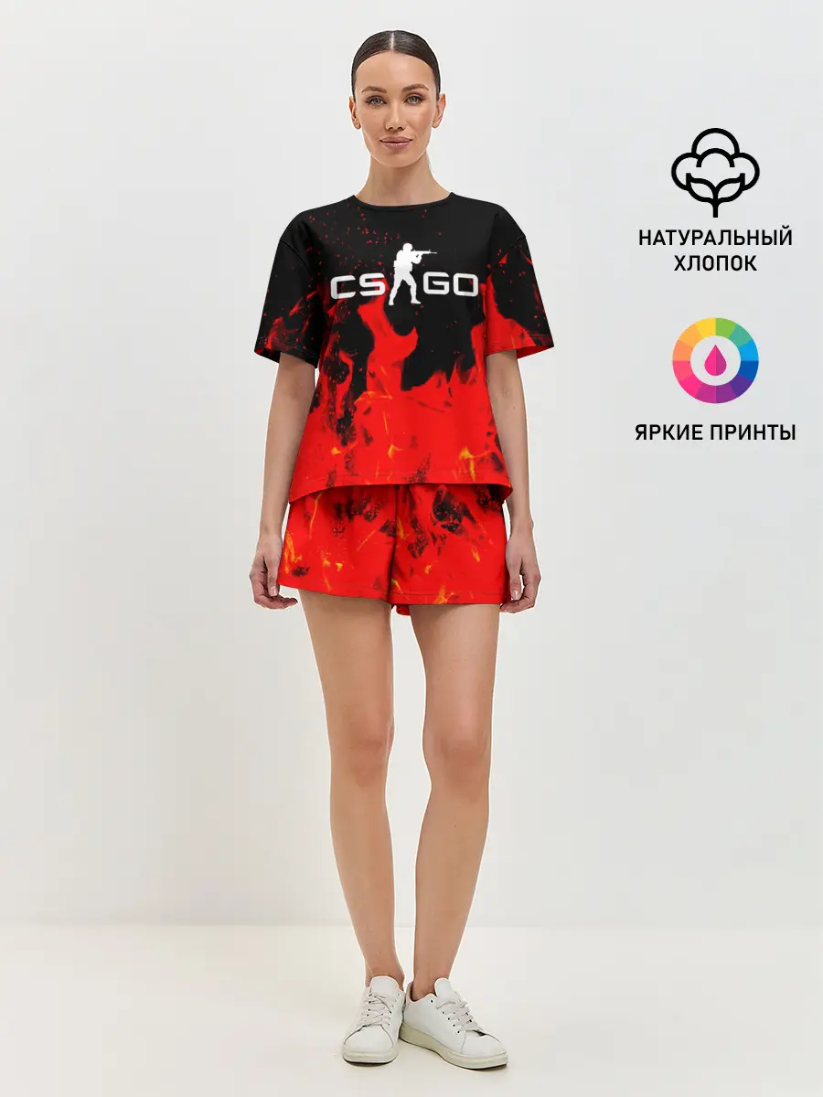 Женская пижама с шортами / CS:GO