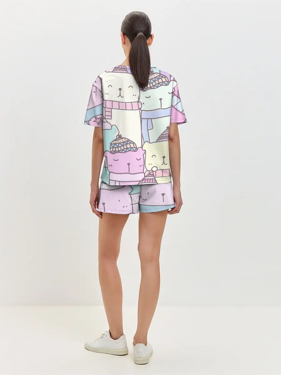 Женская пижама с шортами / Каваи