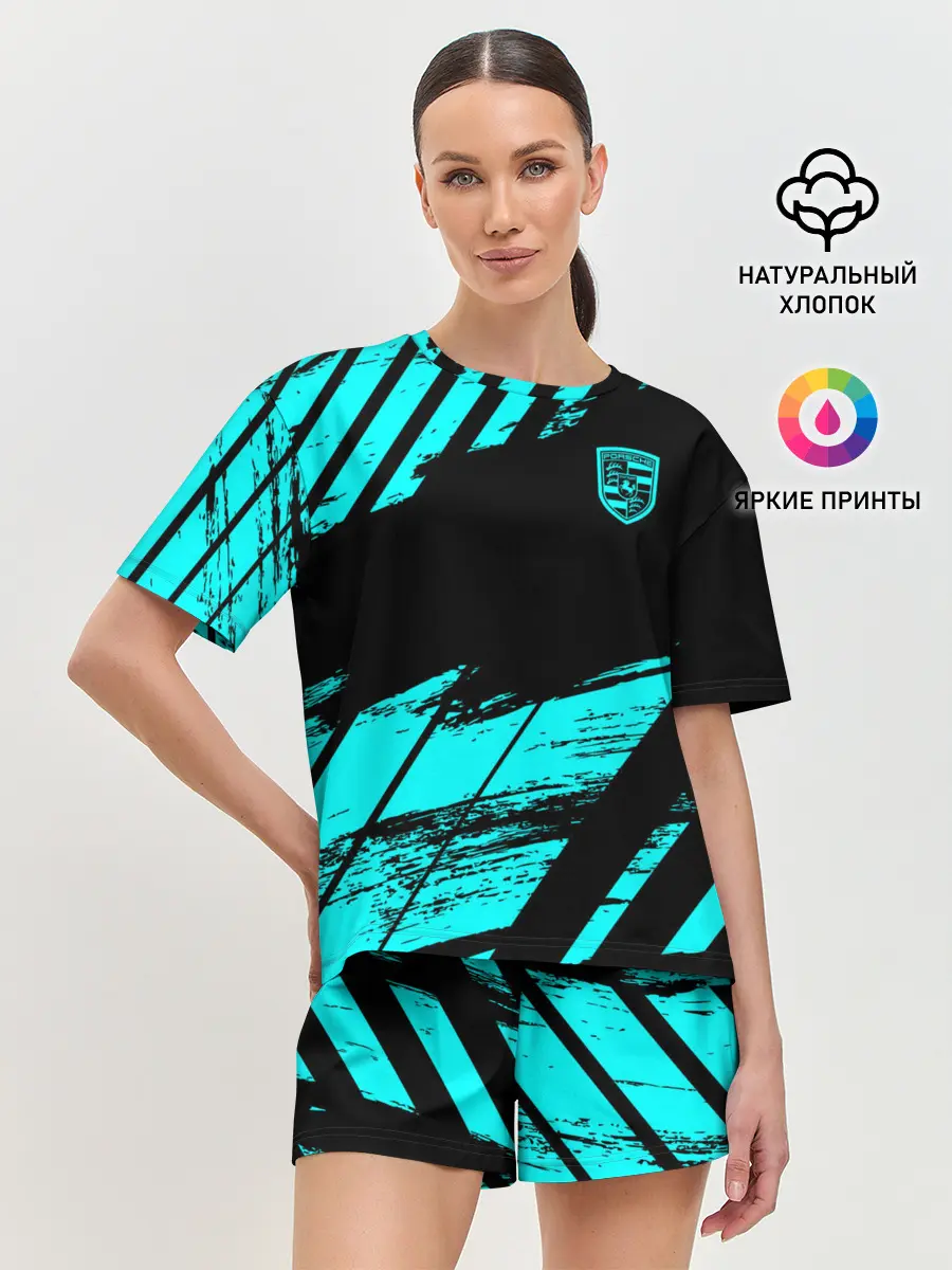 Женская пижама с шортами / Porsche