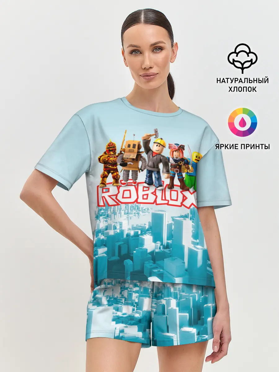 Женская пижама с шортами / ROBLOX [5]