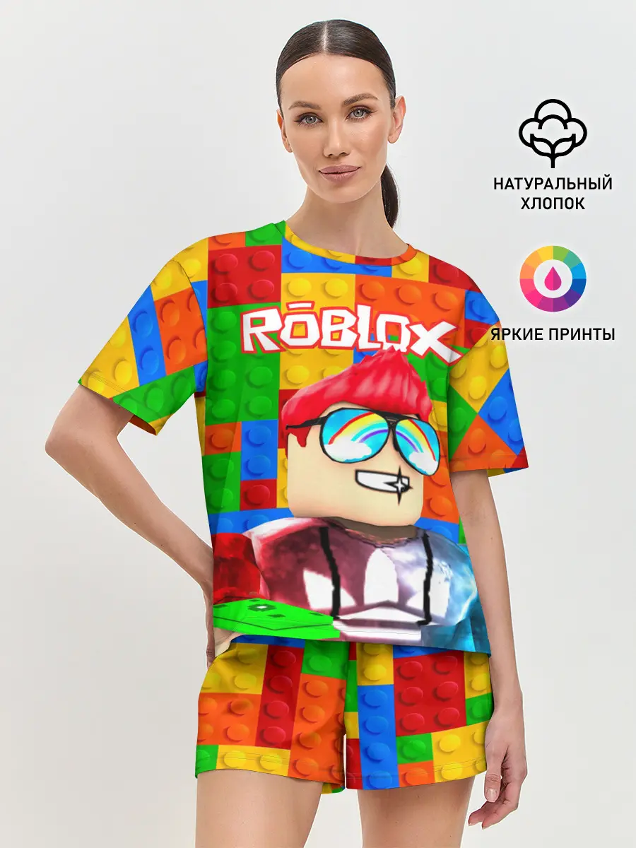 Женская пижама с шортами / ROBLOX [3]