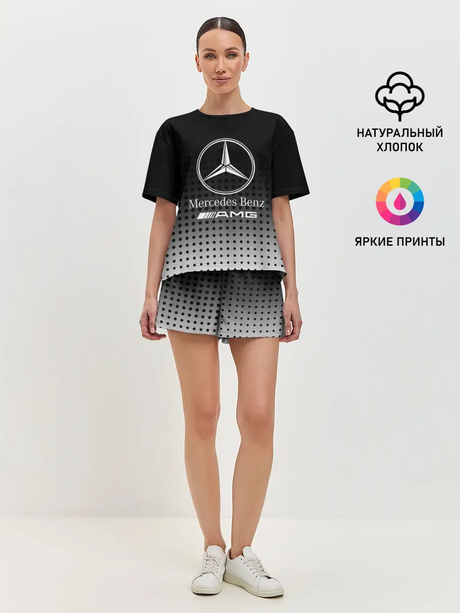 Женская пижама с шортами / Mercedes-Benz