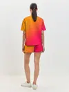 Женская пижама с шортами / ГРАДИЕНТ И НИЧЕГО ЛИШНЕГО