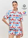 Женская пижама с шортами / РОССИЯ УЗОР