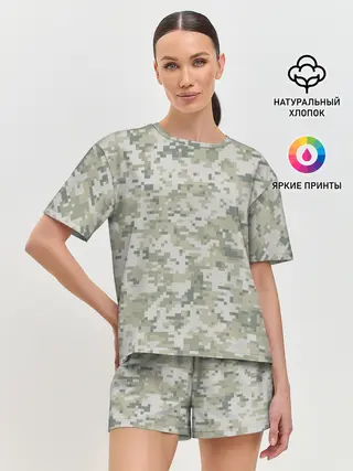 Женская пижама с шортами / КАМУФЛЯЖ