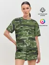 Женская пижама с шортами / ВЯЗАННЫЙ КАМУФЛЯЖ