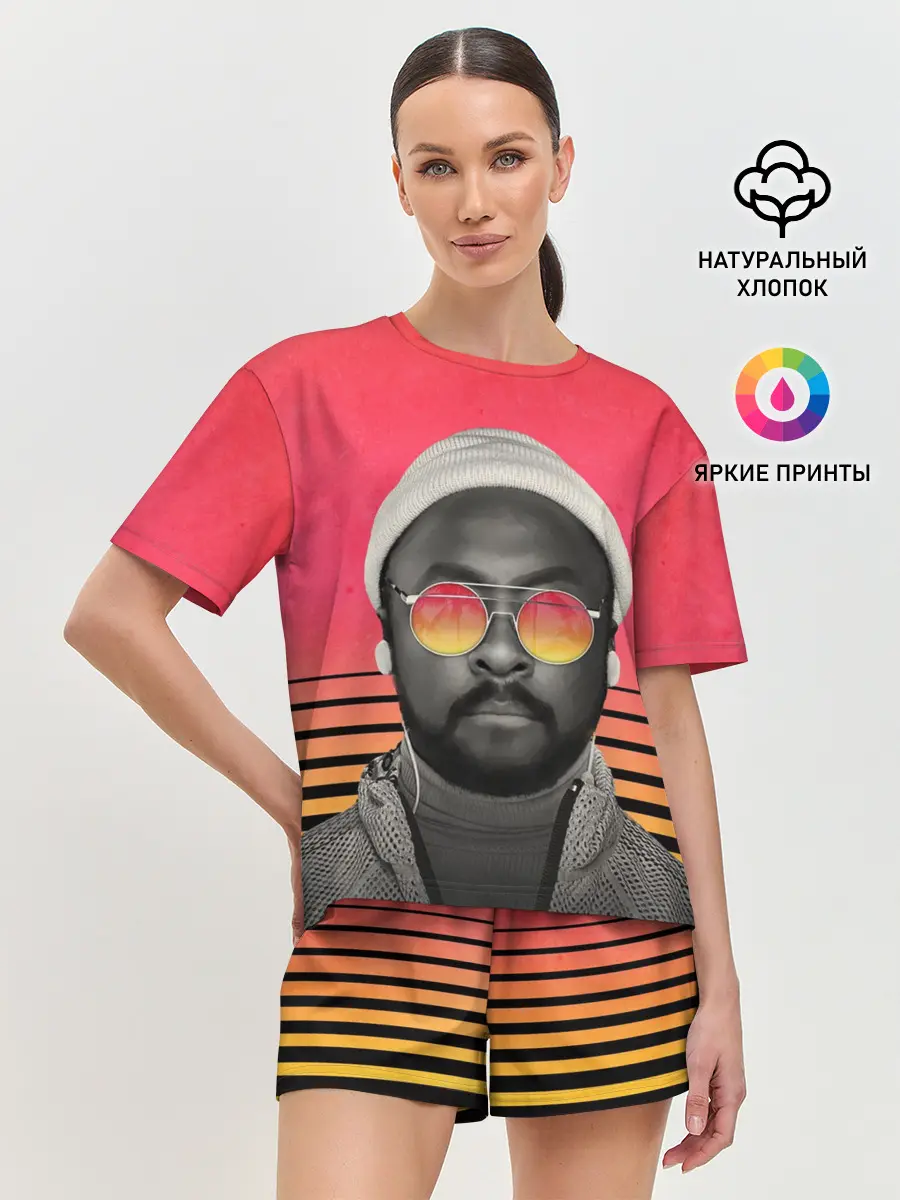 Женская пижама с шортами / Will.I.Am