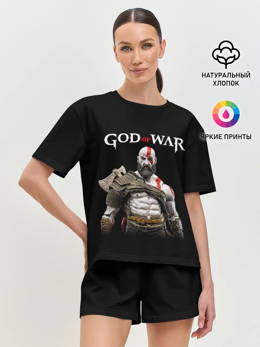 Женская пижама с шортами / God of War