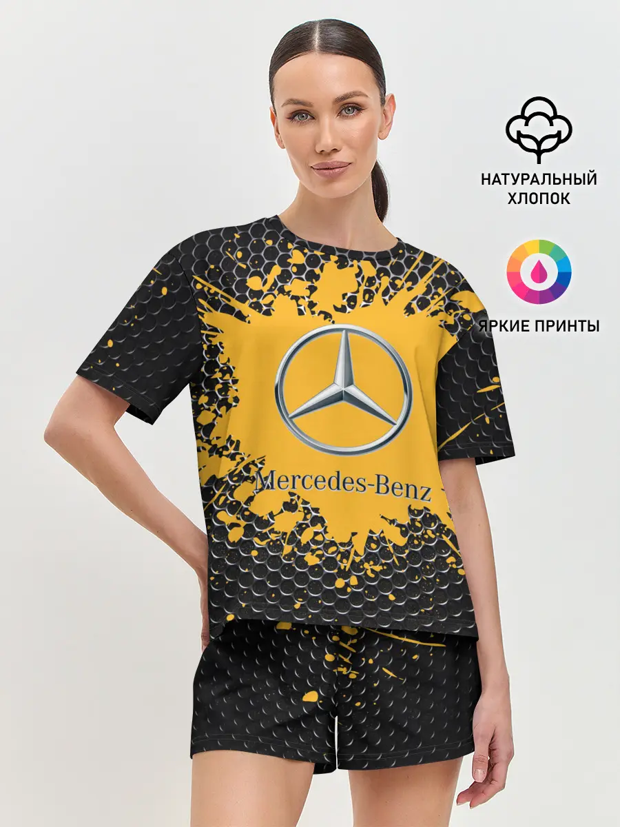 Женская пижама с шортами / mercedes