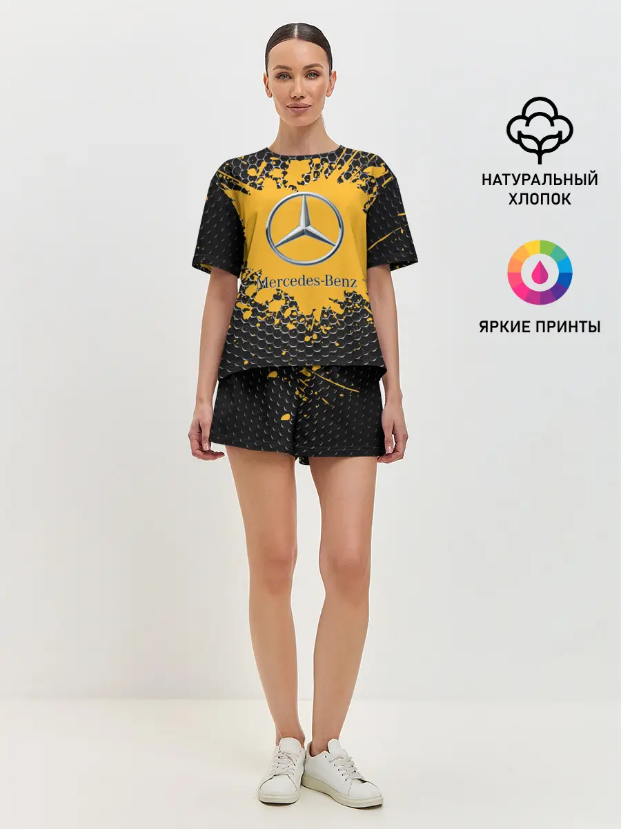 Женская пижама с шортами / mercedes