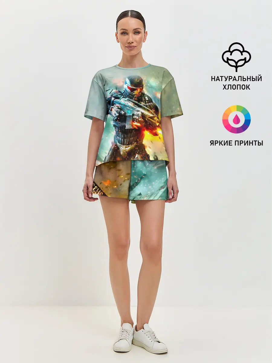 Женская пижама с шортами / CRYSIS