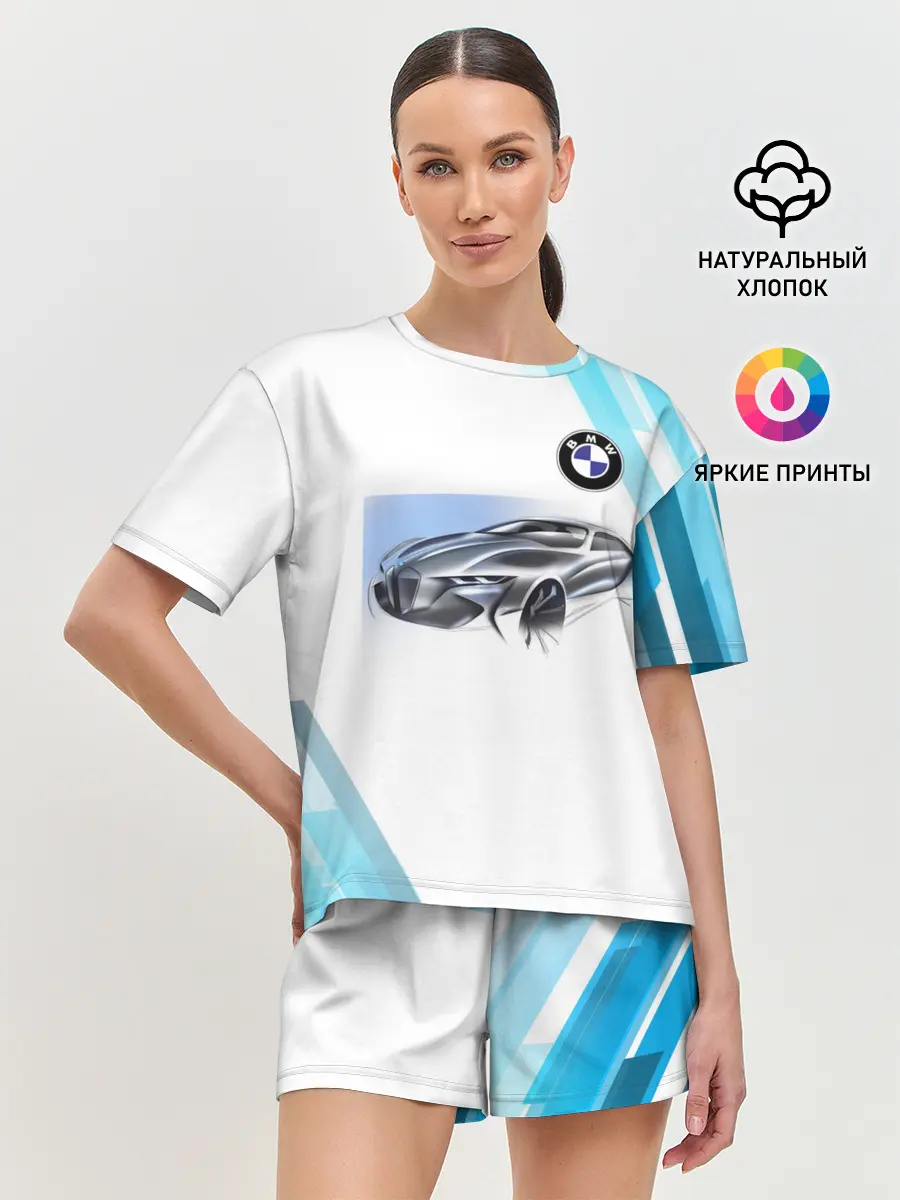 Женская пижама с шортами / BMW